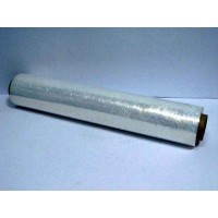 Стрейч пленка для ручной упаковки полиэтиленовая плотность 17 мкр ширина 50 см вес 2,2 кг прозрачная 1 рулон