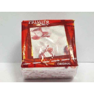 Салфетка столовая 55 салфеток Премьер (10 пачка)