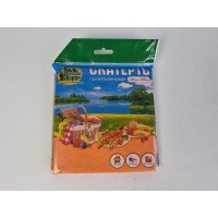 Полиетиленовая Скатерть (120x200)  Супер торба  оранжевая (1 шт)