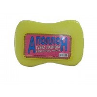 Мочалка  (Аполон) с массажным слоем (1 шт)