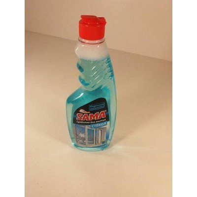 Моющее средство для стекла и зеркал САМА морозная свежесть 500г (запаска) (1 шт) Моющее средство для стекла и зеркал САМА морозная свежесть 500г (запаска) (1 шт)