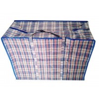 Хозяйственная сумка клетчатая полипропиленовая №-6 (60*70*30) (12 шт)