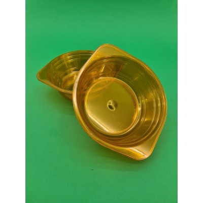 Тарелка одноразовая стеклоподобная диаметр 500 мл оранжевая (10 шт) Тарелка одноразовая стеклоподобная диаметр 500 мл оранжевая (10 шт)