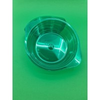 Тарелка одноразовая  стеклоподобная диаметр 500 мл  зеленая (10 шт)