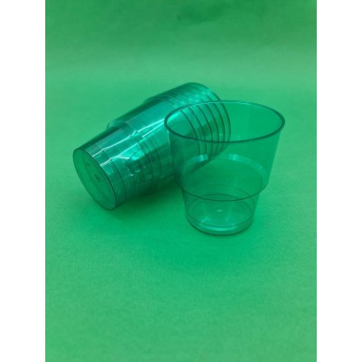 Стакан стеклоподобный (без ножки) 200 гр зеленый 36Х25 (25 шт)