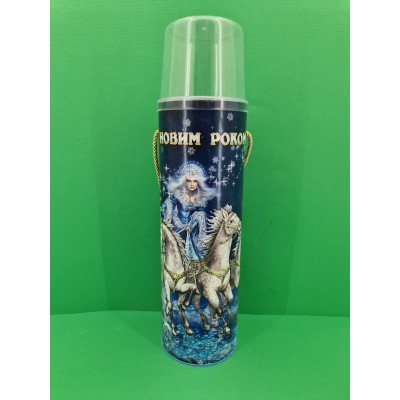 Новогодний тубус для конфет  большой/Королева (d-117*360mm) (1 шт)