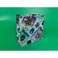 Бумажные новогодние пакеты 23х24х10 NGKV-17 12 шт/уп. пакет под подарки новогодняя упаковка