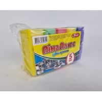 Губка для мытья посуды 5шт Харьков (Макси) крупнопористая (1 пачка)