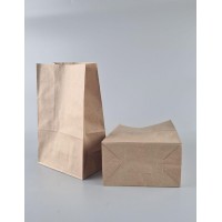 Пакет с дном бумажный 24*15*9  коричневый №11 (25 шт)