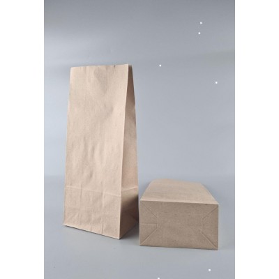 Пакет с дном бумажный 36*15*9  коричневый №10 (25 шт)