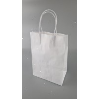 Пакет с ручками бумажный 28*19*11,5  белый №2 (25 шт)