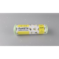 Майка фасовочная в рулоне 200шт  №22х45 (10мк)зеленая  (1 рул)