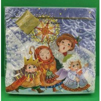 Салфетка (ЗЗхЗЗ, 20шт) LuxyНГ Вечерние колядки(1229) (1 пачка) Салфетка (ЗЗхЗЗ, 20шт) LuxyНГ Вечерние колядки(1229) (1 пачка)