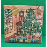 Салфетка (ЗЗхЗЗ, 20шт) LuxyНГ Праздник в дома(1237) (1 пачка)