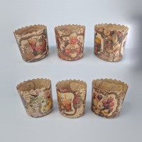 Форма для выпечки пасхального кулича (85*90) Викторианские(250гр) (50 шт)