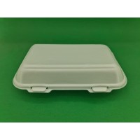 Ланч-бокс из вспененного полистирола с крышкой размер 246*150*60 белый HP-10 (250 шт)