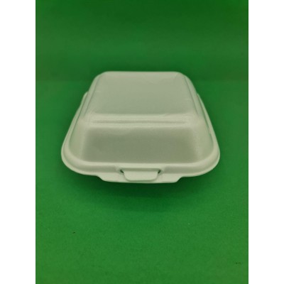 Ланч-бокс из ВПС с крышкой размер 150*152*60 белый HP-6 (250 шт)