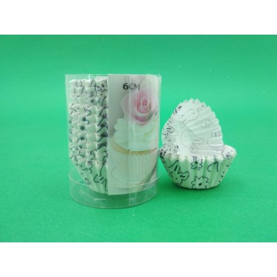 Бумажные формочки для выпечки кексов (6 см) 100шт  (1 уп.)