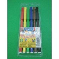 Фломастеры  тм Марко  (6шт) (1 пачка)