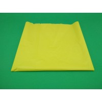 Скатерть полиэтиленовая одноразовая размер 105х200 жёлтая 25 шт/уп.