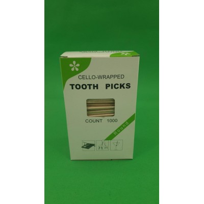 Зубочистка с ментолом в индивидуальной целлофановой упаковке (1000 шт) (1 пачка) Зубочистка с ментолом в индивидуальной целлофановой упаковке (1000 шт) (1 пачка)