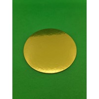 Подложка круглая из фольгированного картона одноразовая для торта Ø 23 см