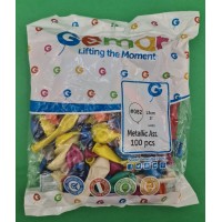 Воздушные латексные шары металлик ассорти 5