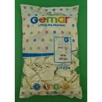 Воздушные шары пастель белый 10