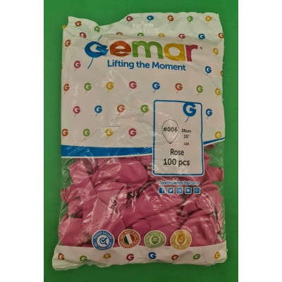 Воздушные шарики пастель розовый 10