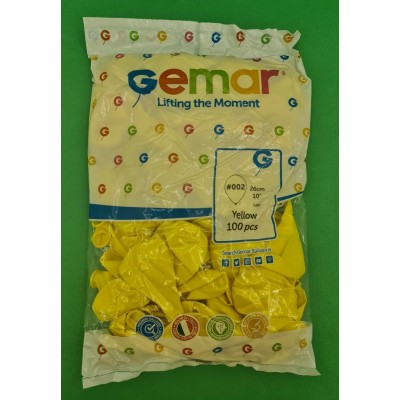 Воздушные шары пастель желтый 10