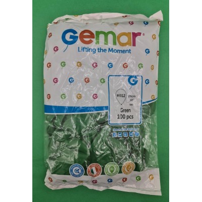 Надувные шары пастель зеленый 10