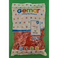 Надувные шары пастель красный 10