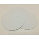 Крышка круглая из картона ламинированного на контейнер Т62 100шт (1 пачка)