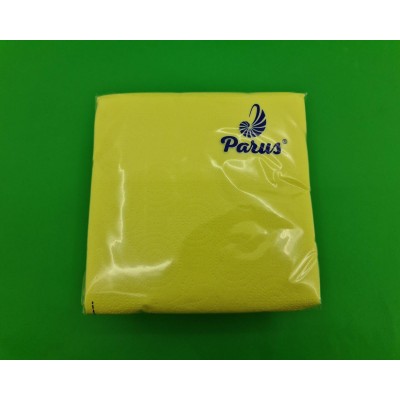 Салфетки бумажные 100лист Одесса Желтая 33х33 (1 пачка)