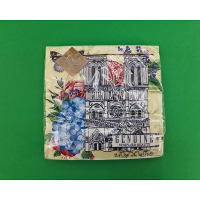 Салфетка декор (ЗЗхЗЗ, 20шт) Luxy  Нотр-Дам-де-Пари (2054) (1 пачка)