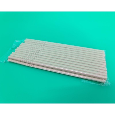 Соломка трубочка бумажная для напитков Гофра крафт Ø 4,8 25шт в упаковке (1 пачка) Соломка трубочка бумажная для напитков Гофра крафт Ø 4,8 25шт в упаковке (1 пачка)