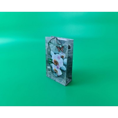 Пакет бумажный подарочный малый размер 11х18х5 12 шт./уп.