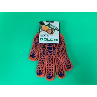 Хозяйственные перчатки плотные 10кл/3н оранжевая с пвх покрытием Хозяйственные перчатки плотные 10кл/3н оранжевая с пвх покрытием