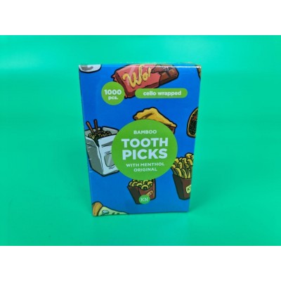 Зубочистка с запахом ментола в индивидуальной целлофановой упаковке Новое(1000 шт) (1 пачка) Зубочистка с запахом ментола в индивидуальной целлофановой упаковке Новое(1000 шт) (1 пачка)