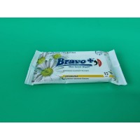 Влажные салфетки для лица аромат Bravo 
