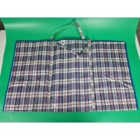 Полипропиленовая хозяйственная сумка на змейке размер 100х60х32 Клетка № 9 большая клетчатая сумка