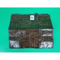 Сумка хозяйственная , полипропиленовая,  с цветным рисунком  №1 Плотная 38x34x18