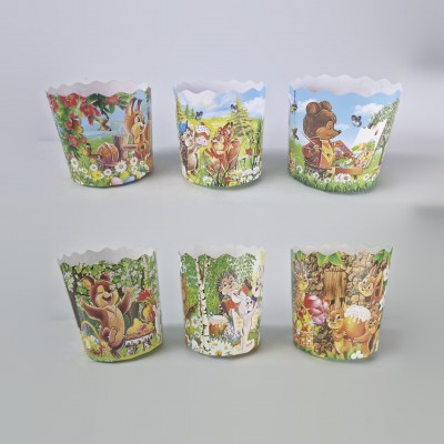 Бумажные формы для выпекания пасок размер 85х70 