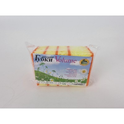 Губка кухонная для посуды 5шт Volume (Супер Торба) (1 пачка) Губка кухонная для посуды 5шт Volume (Супер Торба) (1 пачка)