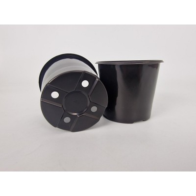 Одноразовые стаканы под рассаду с отверстиями размер (Ø 90/70 h 75) объёмом 400 мл 100 шт/уп.