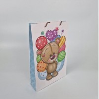 Большой бумажный пакет вертикальный  25/37/8(артBV-010) (12 шт)