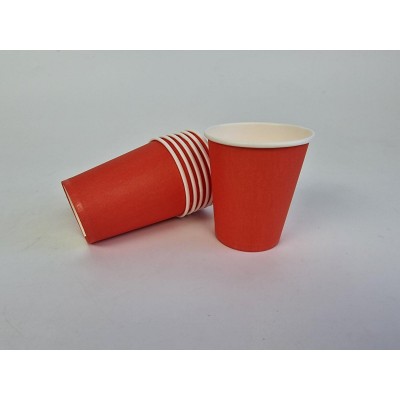 Бумажные стаканы цветные 175мл 