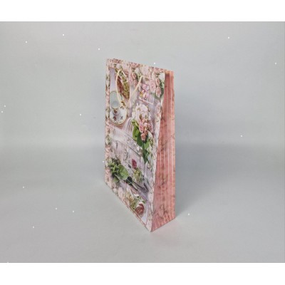 Большой бумажный пакет вертикальный  25/37/8(артBV-021) (12 шт)