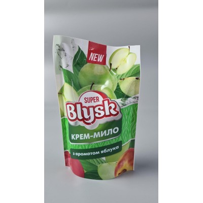Мыло жидкое крем Super Blysk 460мл дой-пак Яблоко (1 шт) Мыло жидкое крем Super Blysk 460мл дой-пак Яблоко (1 шт)