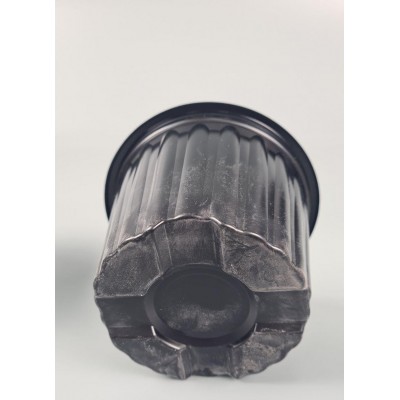 Стакан для рассады черный без отверстий размер (Ø 115/85 h 8,5) объём 500 мл 75 шт/уп.